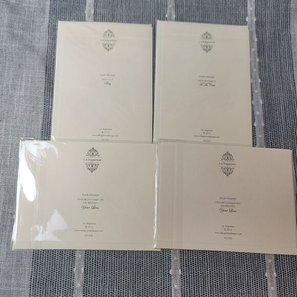 NEW- S.E. HAGARMAN Baby Shower Card Bundle (4) - Picture 2 of 3